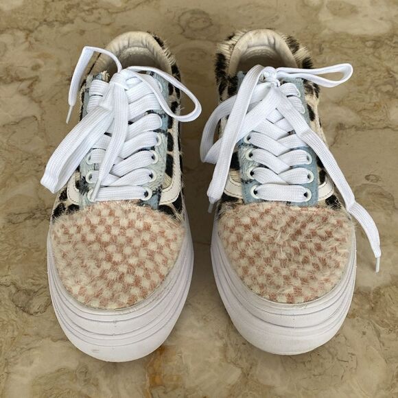 VANS Mixed Cozy Super ComfyCush Old Skool Skate Shoes Sneakers - Picture 3 of 14